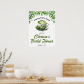 A Matcha Made in Heaven Bridal Shower Welcome Sign ポスター (キッチン)