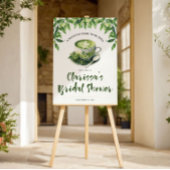 A Matcha Made in Heaven Bridal Shower Welcome Sign ポスター