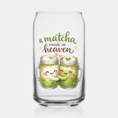 A Matcha Made in Heaven Cute Funny Pun ガラス缶 (正面)