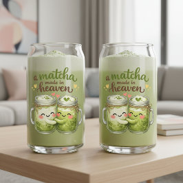 A Matcha Made in Heaven Cute Funny Pun ガラス缶
