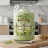 A Matcha Made in Heaven Cute Funny Pun ガラス缶