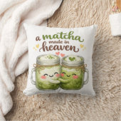 A Matcha Made in Heaven Cute Funny Pun クッション (ブランケット)