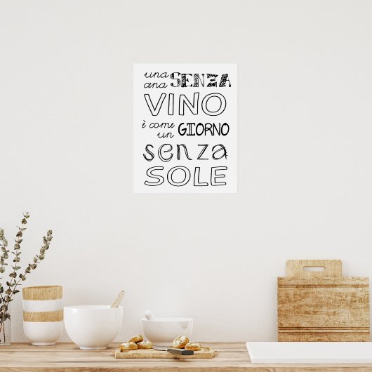 A Meal Without Wine... ポスター (キッチン)