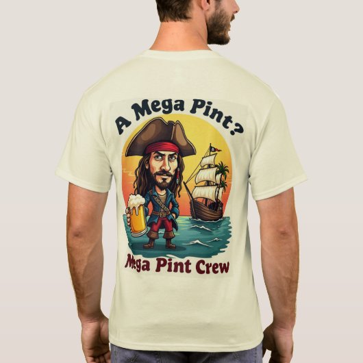 A MEGA PINT Tシャツ (裏面)