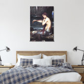 A Mermaid by J W Waterhouse, 1901 キャンバスプリント (インサイチュ (寝室))