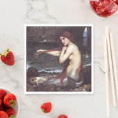 A Mermaid by J W Waterhouse, 1901 スタンダードランチョンナプキン (インサイチュ)