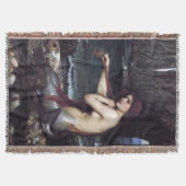 A Mermaid by J W Waterhouse, 1901 スローブランケット (正面)