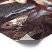 A Mermaid by J W Waterhouse, 1901 Decopageプリント ポスター (角)