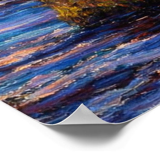 A Mermaid by John William Waterhouse ポスター (角)