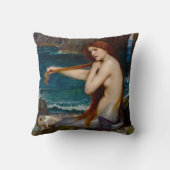 A Mermaid, c. 1900 by John Waterhouse クッション (裏面)