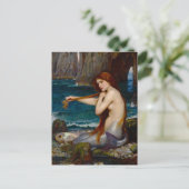 A Mermaid, c. 1900 by John Waterhouse ポストカード (スタンド正面)