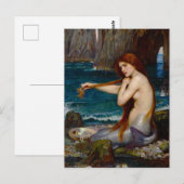 A Mermaid, c. 1900 by John Waterhouse ポストカード (正面/裏面)