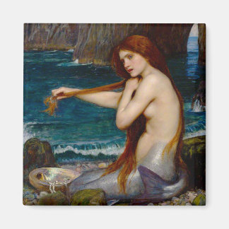 A Mermaid, c. 1900 by John Waterhouse マグネット