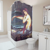 A Mermaid John William Waterhouse シャワーカーテン (インサイチュ)