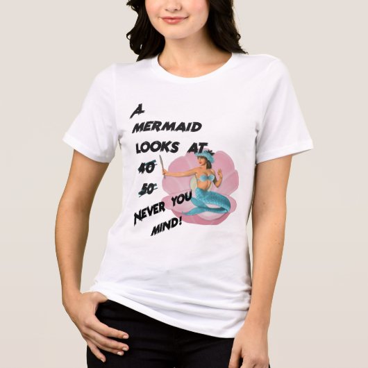 A Mermaid looks at 60 トライブレンドＴシャツ (正面)