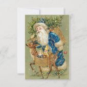 A Merry Christmas With Santa and Reindeer 招待状 (正面)