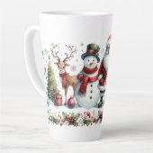 A Merry Gathering of Christmas Cheer カフェラテマグ (左アングル)