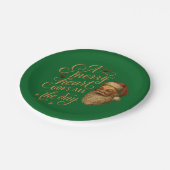 A merry heart goes all the day Santa ペーパープレート (アングル)