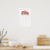 A Merry Little Baby Shower Baby Shower Game ポスター (キッチン)