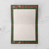 A Merry Little Baby Shower Teddy Bear Christmas サンキューカード (内部)