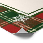 A Merry Little Baby Shower Teddy Bear Christmas ポスター (角)