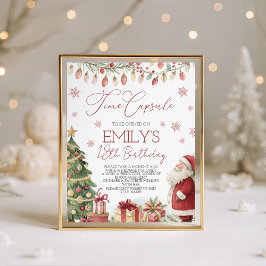 A Merry Little Birthday Time Capsule 台座サイン