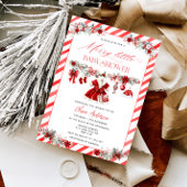 A Merry Little Christmas Baby Shower 招待状