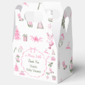 A Merry Little Christmas Baby Shower Favor Boxes フェイバーボックス (見開き)