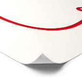 A Merry Little Christmas Baby Shower Welcome ポスター (角)