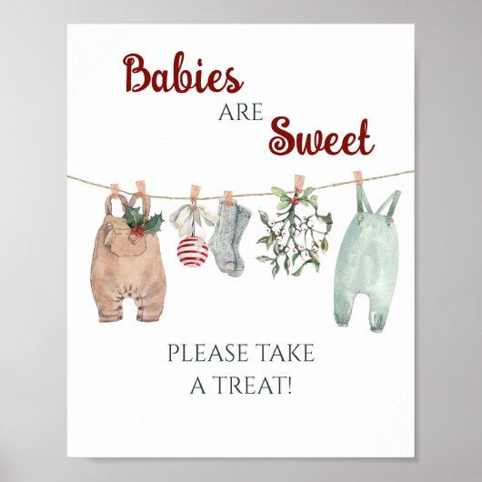 A Merry Little Christmas Clothes Babies Are Sweet ポスター (正面)