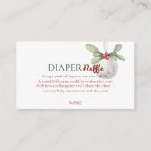 A Merry Little Christmas Clothes Diaper Raffle エンクロージャーカード (裏面)