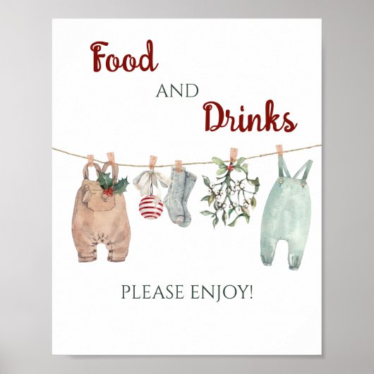 A Merry Little Christmas Clothes Food and Drinks  ポスター (正面)