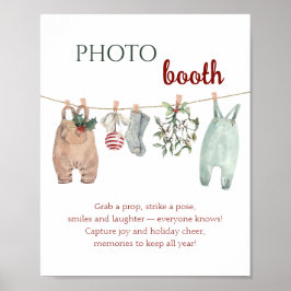 A Merry Little Christmas Clothes Photo Booth  ポスター