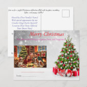 A Merry Little Christmas Invitation – Cozy Family インビテーションポストカード (正面/裏面)