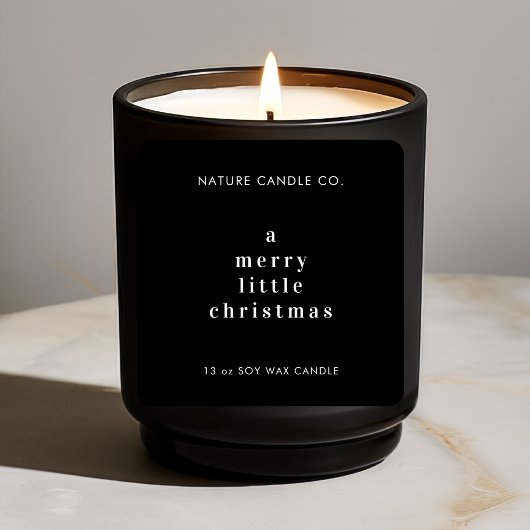 A Merry Little Christmas Minimalist Soy Candle  スクエアシール