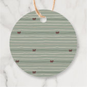 A Merry Little Girl Christmas Clothes Thank You フェイバータグ (裏面)