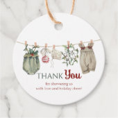 A Merry Little Girl Christmas Clothes Thank You フェイバータグ (正面)