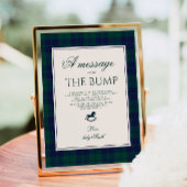 A message from the bump Classic plaid Toy ポスター