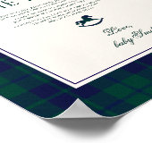 A message from the bump Classic plaid Toy ポスター (角)