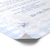 A Message From The Bump Peter Rabbit Baby Shower ポスター (角)