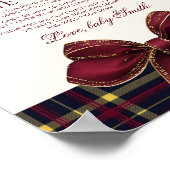 A message from the bump Teddy Bear Red Bow ポスター (角)