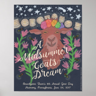 A Midsummer Goat's Dream poster (11" x 14") ポスター