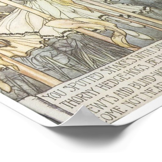 A Midsummer Night's Dream, 1907 ポスター (角)