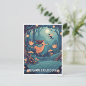 A Midsummer Night's Dream Shakespeare ポストカード (スタンド正面)
