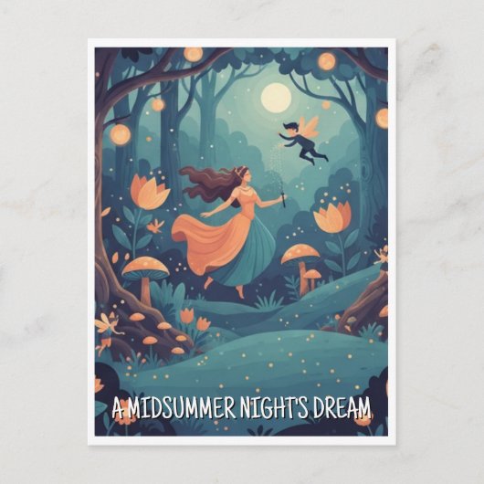 A Midsummer Night's Dream Shakespeare ポストカード (正面)