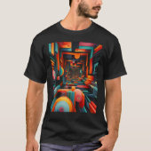 A minimalistic optical abstract artwork 1 tシャツ (正面)