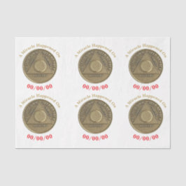 A Miracle Happened On CUSTOM DATE Sober Blank Coin 薄葉紙