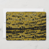 A modern, 50th Birthday custom invitation 招待状 (裏面)