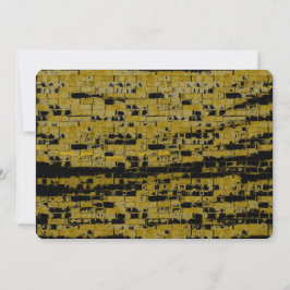 A modern, 50th Birthday custom invitation 招待状