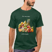 A modern and Minimalist Fruits of Spirit Tシャツ (正面)
